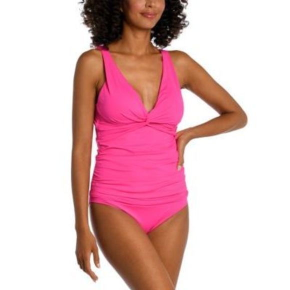 La Blanca Other - NWT La Blanca Island Goddess Over-The-Shoulder Tankini Top